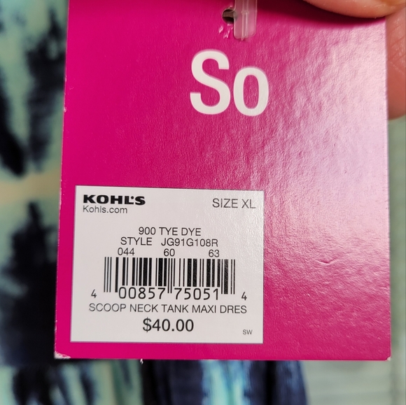 Maxi tie dye dress - Picture 3 of 3